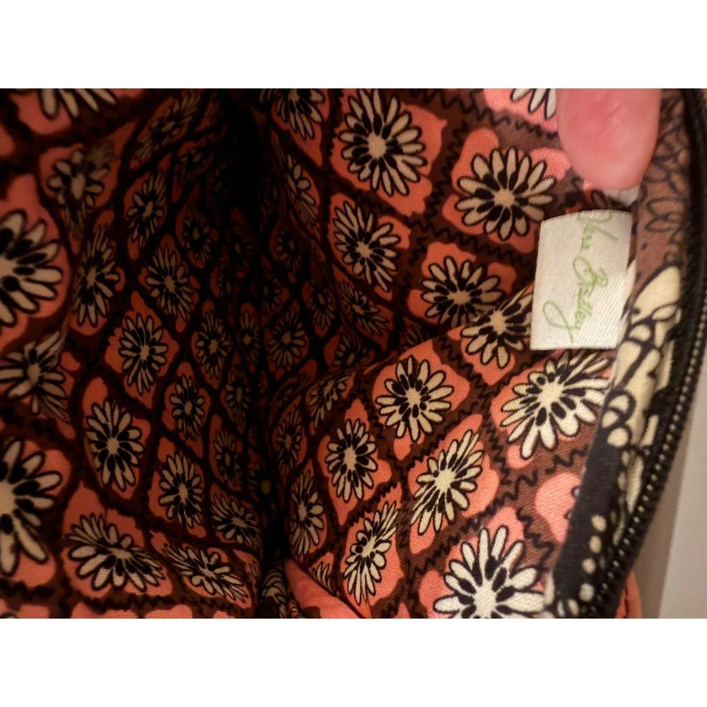 Vera Bradley Night and Day Floral Quilted Cotton Crossbody Bag Wallet Purse